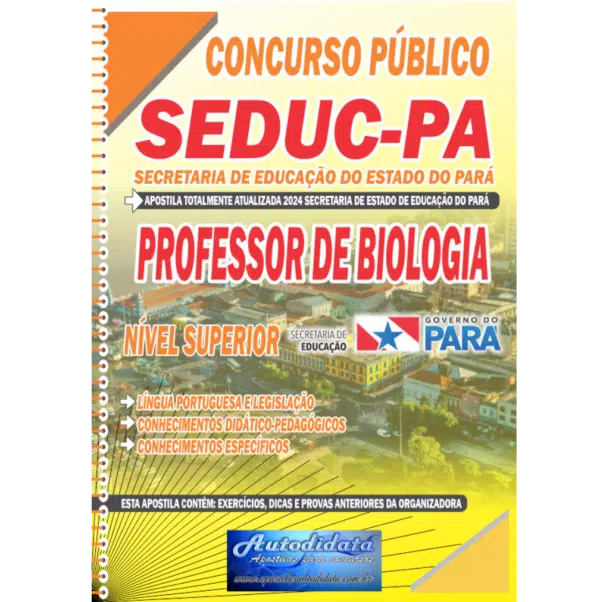 PROFESSOR DE BIOLOGIA 2 Apostila Concurso público da SEDUC – PA 2024 – Professor de Biologia