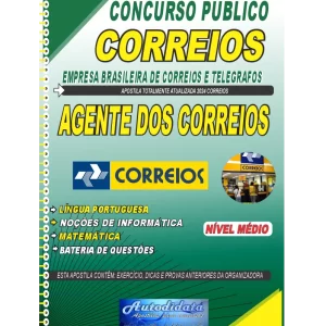 Apostila concurso dos Correios AGENTE DOS CORREIOS Home